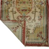 ONE-OF-A-KIND TURKISH HANDWOVEN VINTAGE RUG - RUSTIC VINTAGE CHARM 210X 120