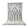 Decorated white Berber rug 270cm x 150cm
