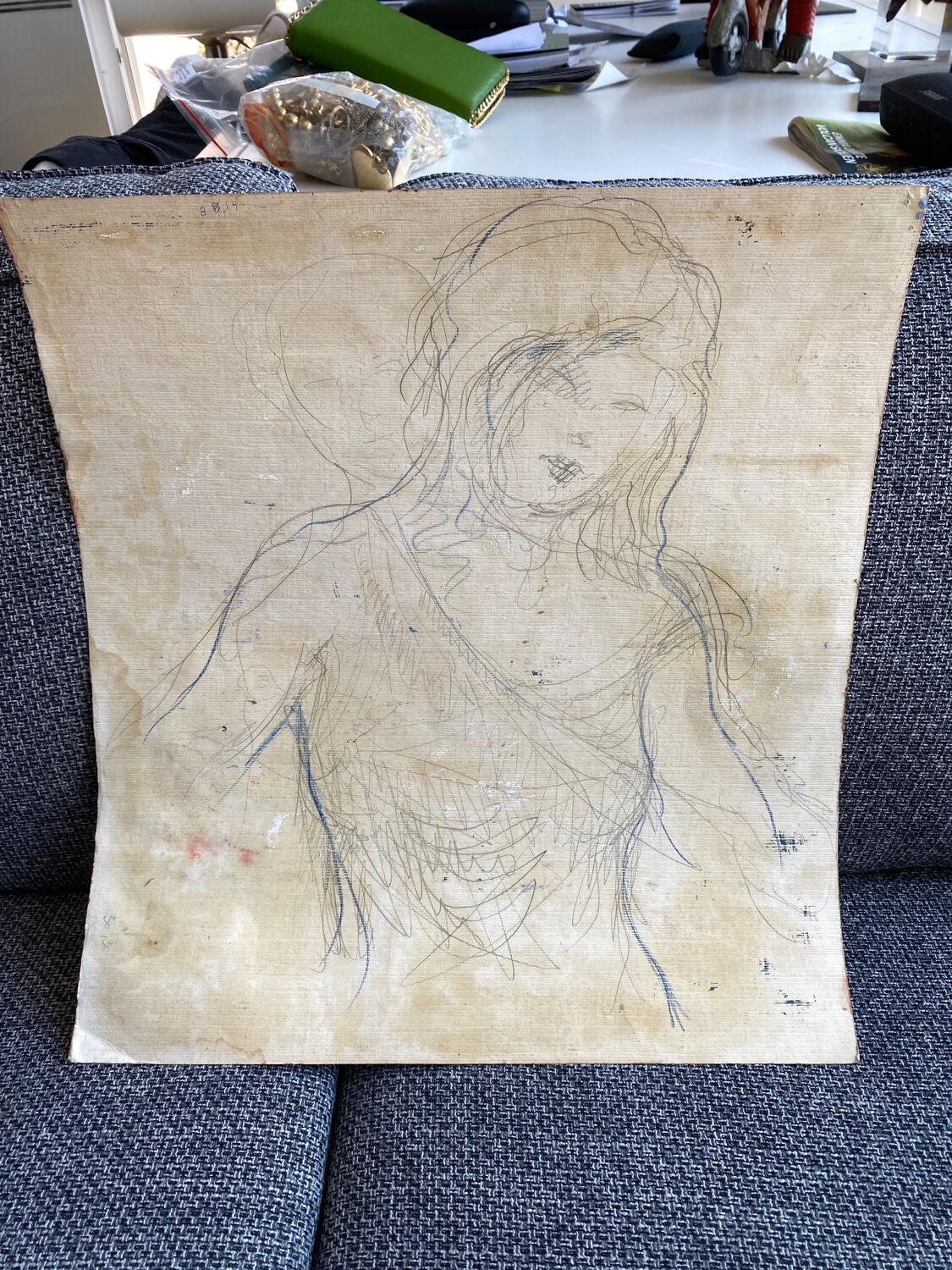 Portrait of a woman signed Patrice Landauer