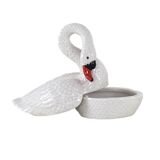 Porcelain swan box, 1960s, made in Europe