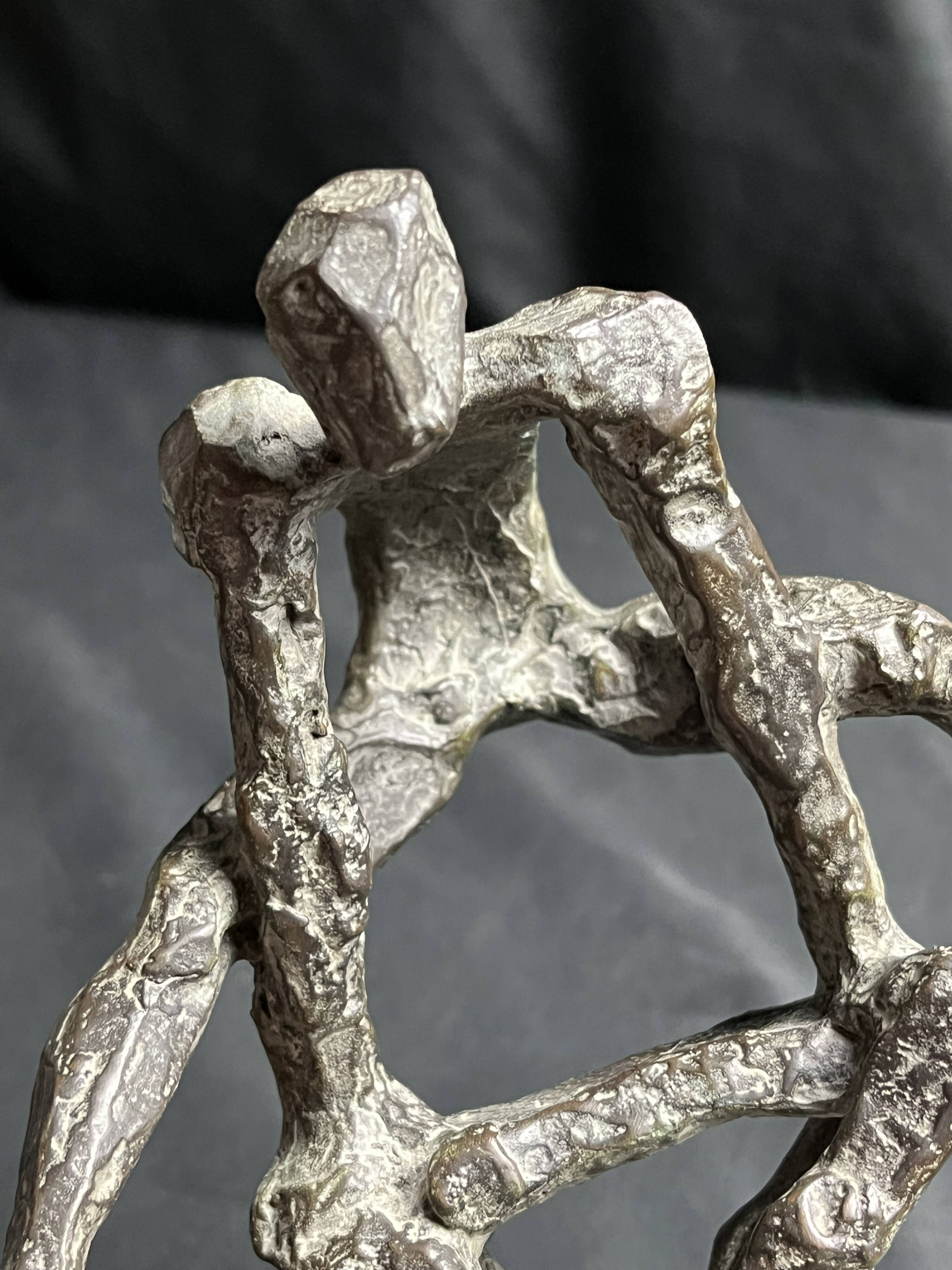 Velilla ubago, bronze sculpture “pídola” signed and numbered, 20th century