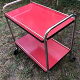 Vintage red formica server