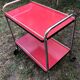 Vintage red formica server