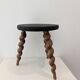 Tabouret tripode bois