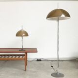 Floor lamp in metal and plastic by Gino Sarfatti for Gepo, 1970s.