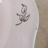 4 assiettes creuses en faïence de Lunéville