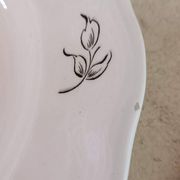 4 assiettes creuses en faïence de Lunéville