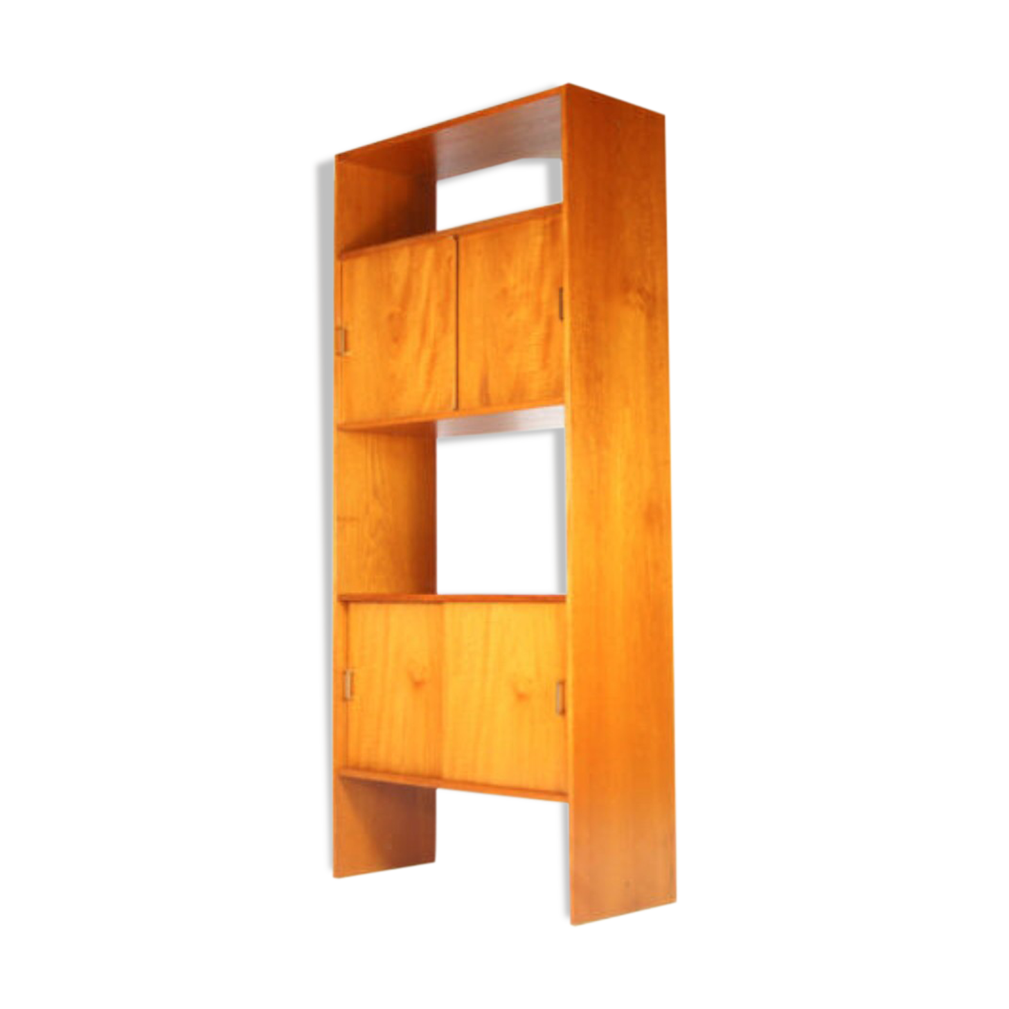 Library book shelf room divider 60 s 70 s