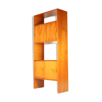 Library book shelf room divider 60 s 70 s