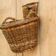 Small wicker wall basket