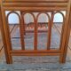 Vintage bamboo psyche mirror 38x150cm