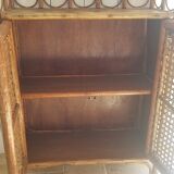 Rattan and canning shelf