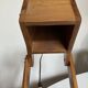 Lampe cocotte articulée en bois de pin 1970