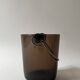 Amber glass ice bucket, France 1970