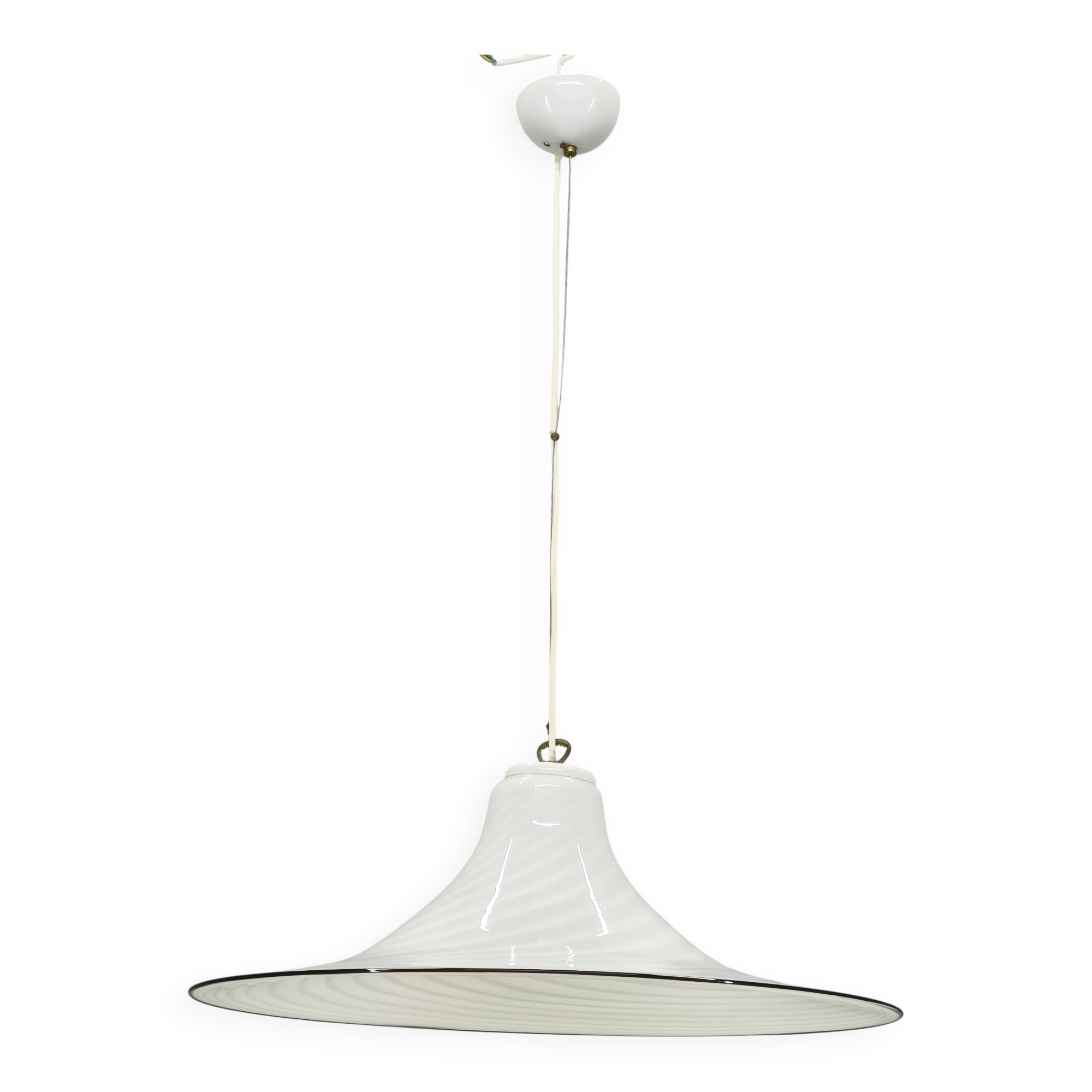 1970s Italian Murano Glass Space Age Pendant Light