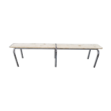 Vintage schoolboy bench