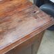 Low Parisian sideboard in solid wood 2 doors 2 drawers art deco handles