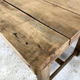 Solid wood farm table