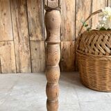 Antique table with turned legs (renovated)