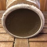 Old west germany pitcher ceramic brown & beige vintage