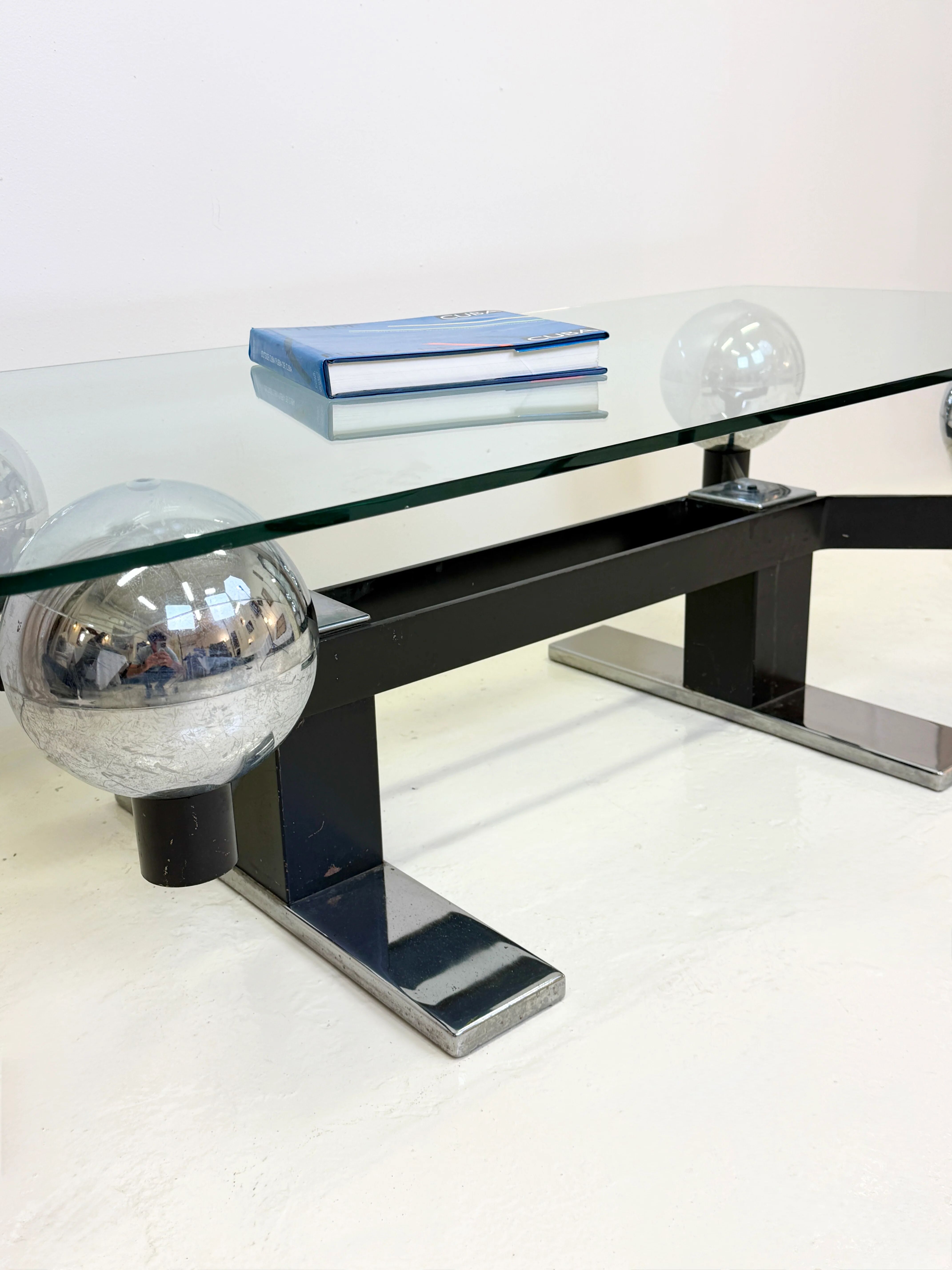 Sputnik coffee table - Space Age, 1970s