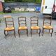 4 Louis XV style chairs in solid oak