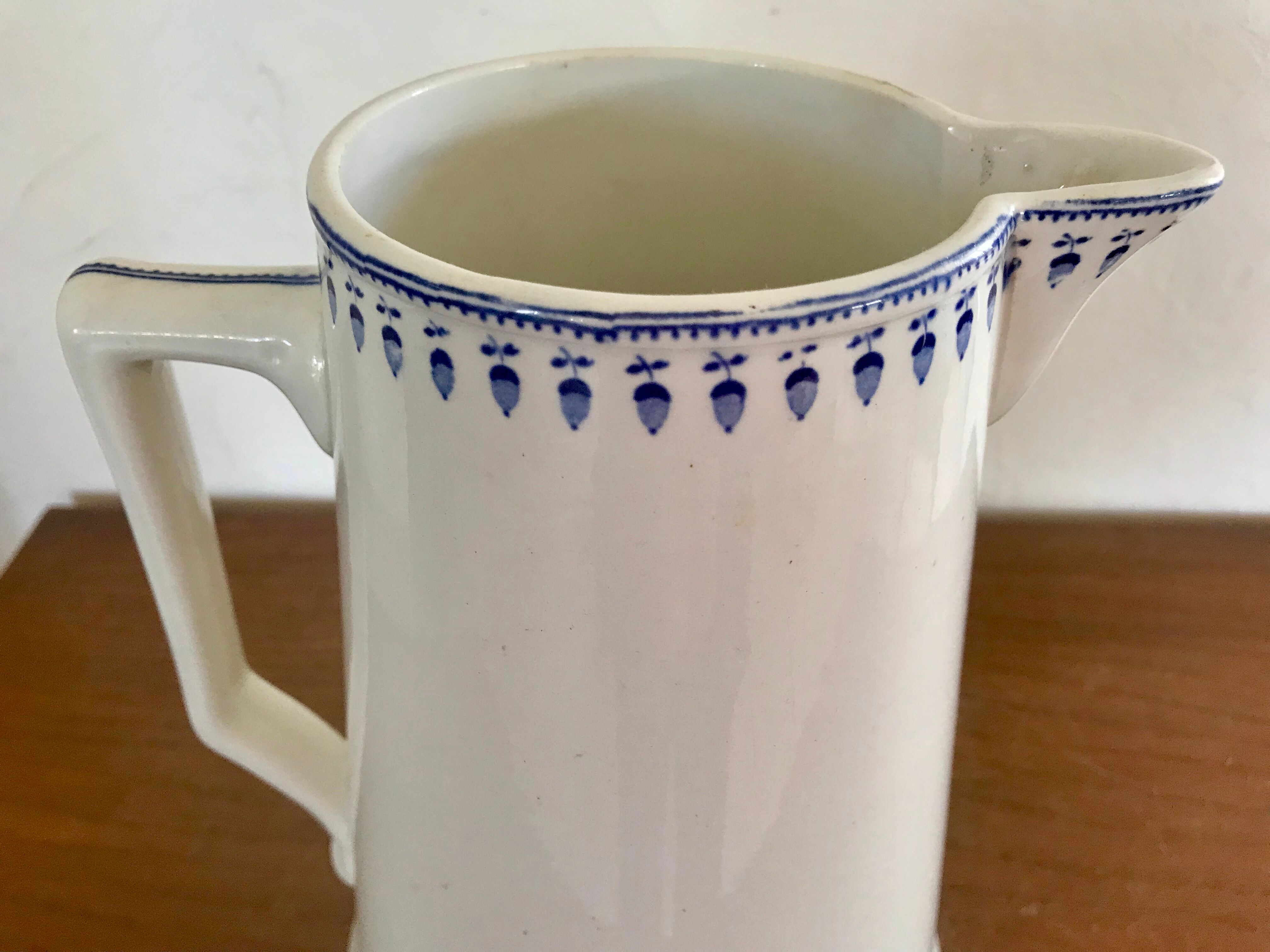 Old ceramic jug Boch Frères