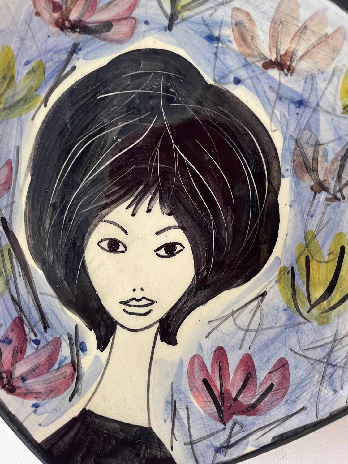 1960s Vallauris trinket tray