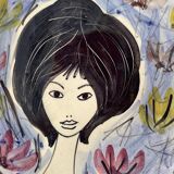 1960s Vallauris trinket tray