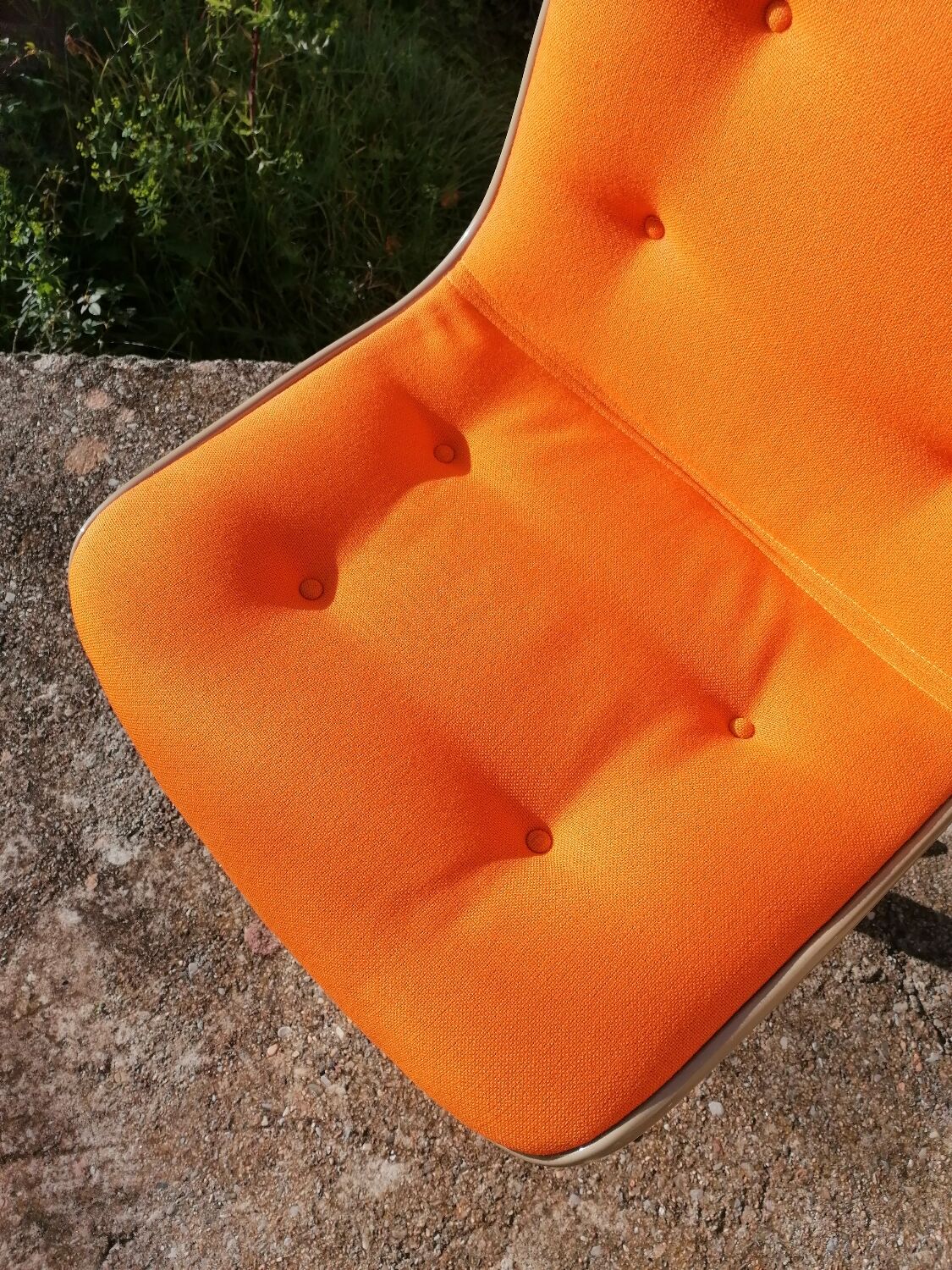 Set of 4 vintage Steelcase Strafor office chairs by Randall Buck.