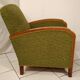 Fauteuil club années 40 style art déco