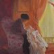 Yvonne CHEFFER DELOUIS: Orange Interior, original signed lithograph
