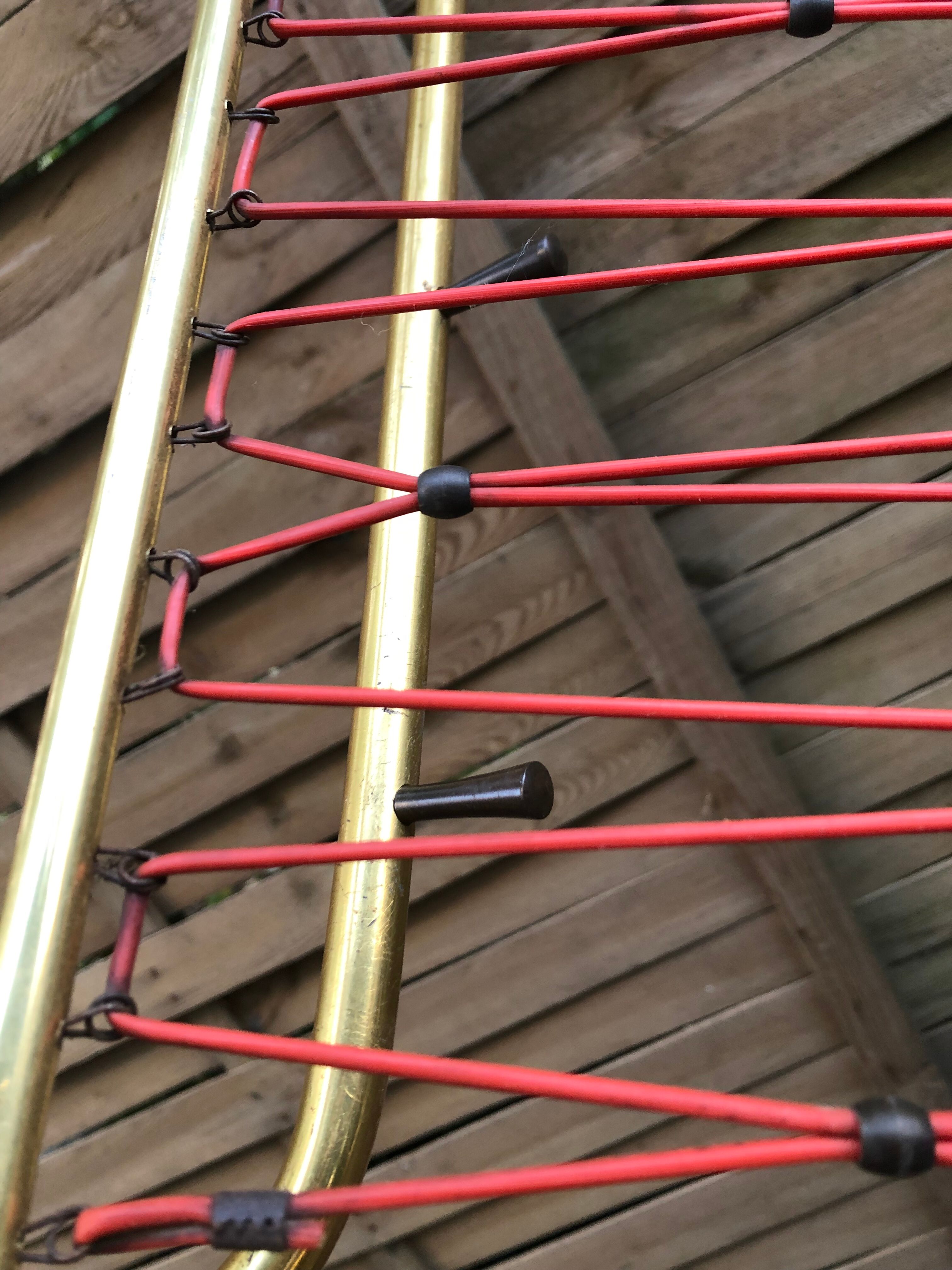 Vintage SNCF 70s wall rack