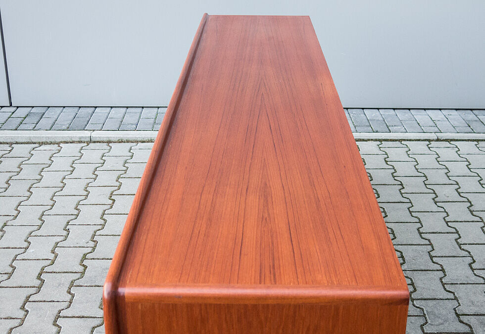 Danish Organic Teak Sideboard Design Hp Hansen 60s 70s