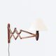 Concertina wall lamp by Erik Hansen