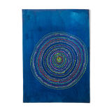 Contemporary blue painting