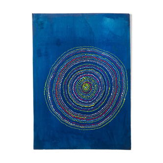 Contemporary blue painting