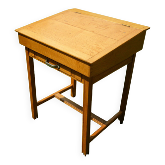 Writing / student desk in solid oak, 1930s