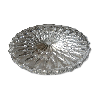 Dessous de plat en verre cisélé