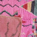 Pink Berber Rug - 261 x 171 cm