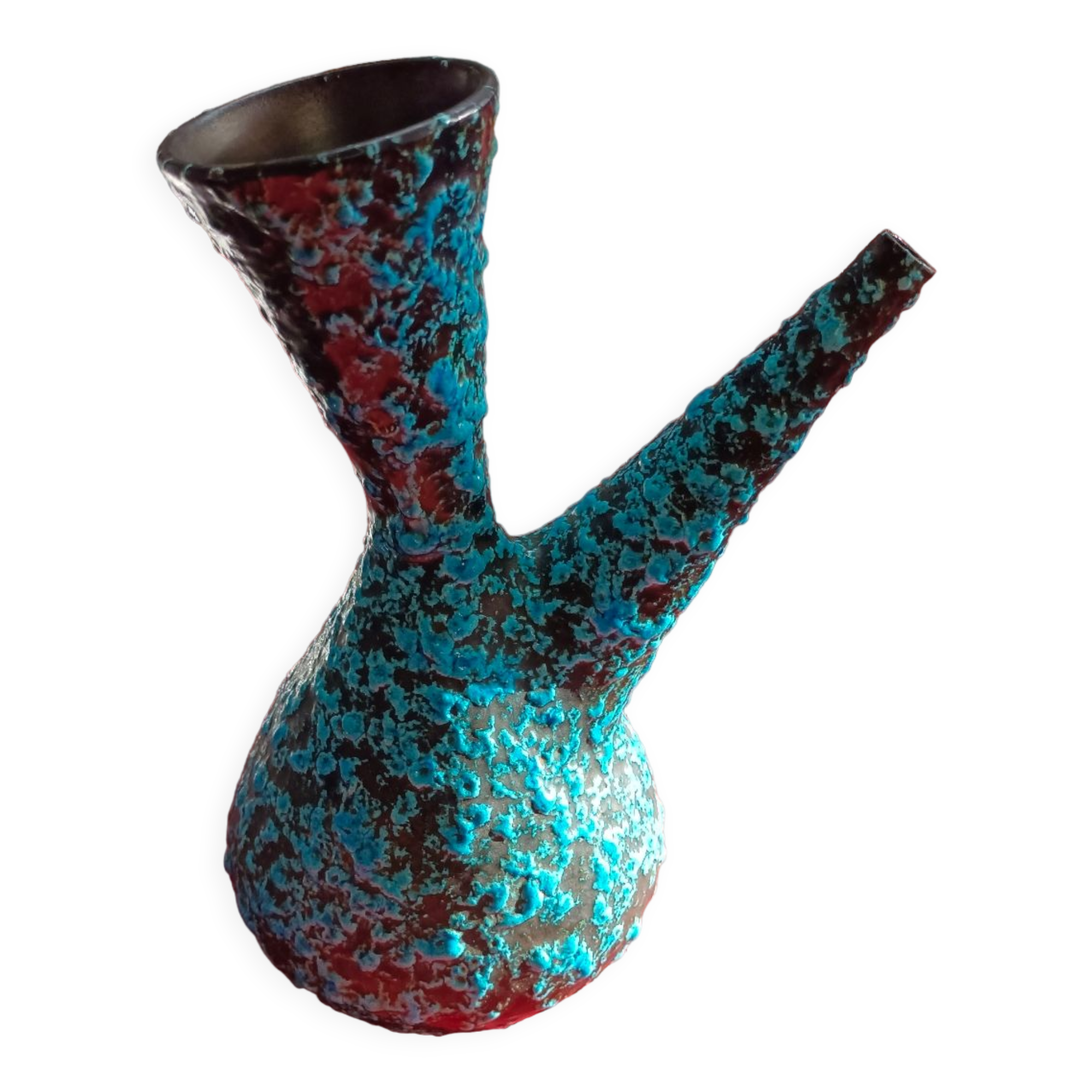 Vase ' glacier enamels '