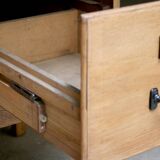 Rare: superb LEVASSEUR trade furniture (circa 1900). In solid wood.