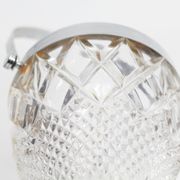 Seau à glace en verre vintage