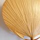 Set of 2 Uchiwa bamboo and rice paper wall lights by Ingo Maurer, Germany 1973
