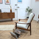 2 fauteuils scandinaves retapissés