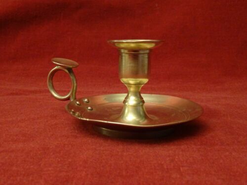 Brass bronze hand candle holder