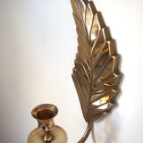 Candlestick sheet gold brass