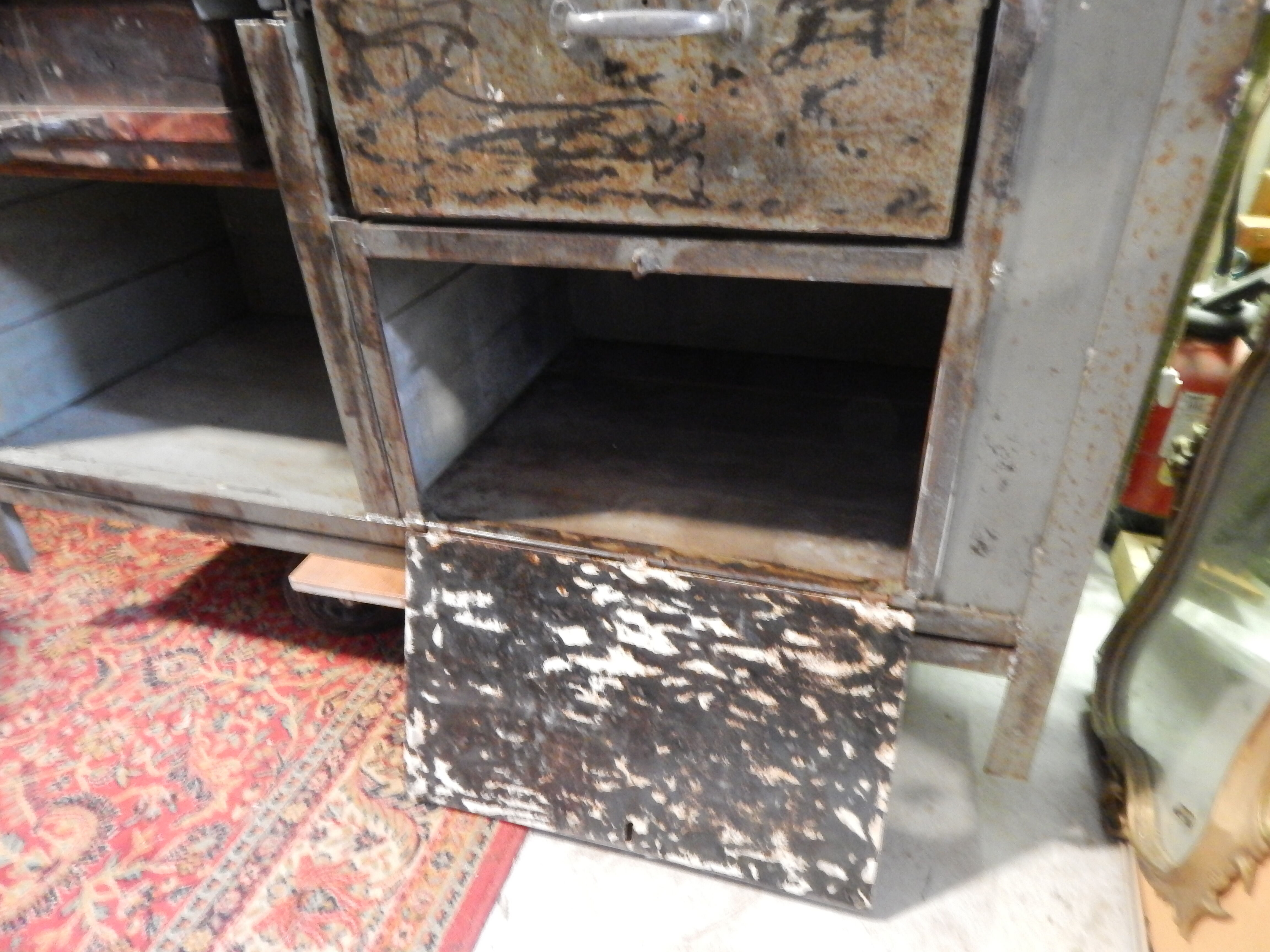 Furniture old industrial workshop