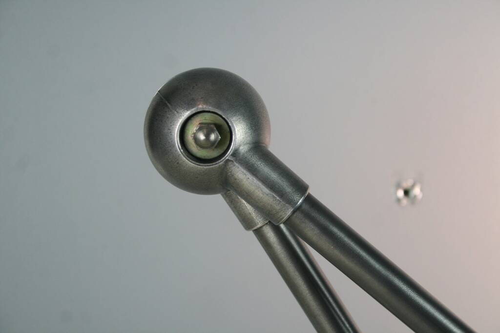 Jieldé desk lamp 2 arms 40cm industrial graphite vice Jean Louis Domecq vintage