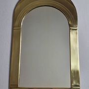 Brass mirror by Frankie d'Homborchveld, unique piece, 60 x 35 cm